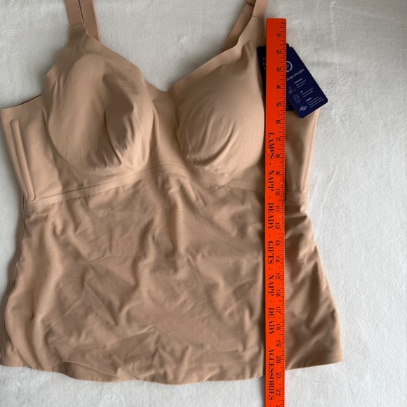 Honeylove Bra Camisole Shapewear Nude‎ 2X Built-In Support Tank NWT - Picture 7 of 13